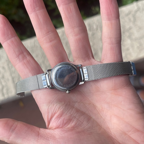 Cocktail watch silver vintage round - Picture 4 of 4